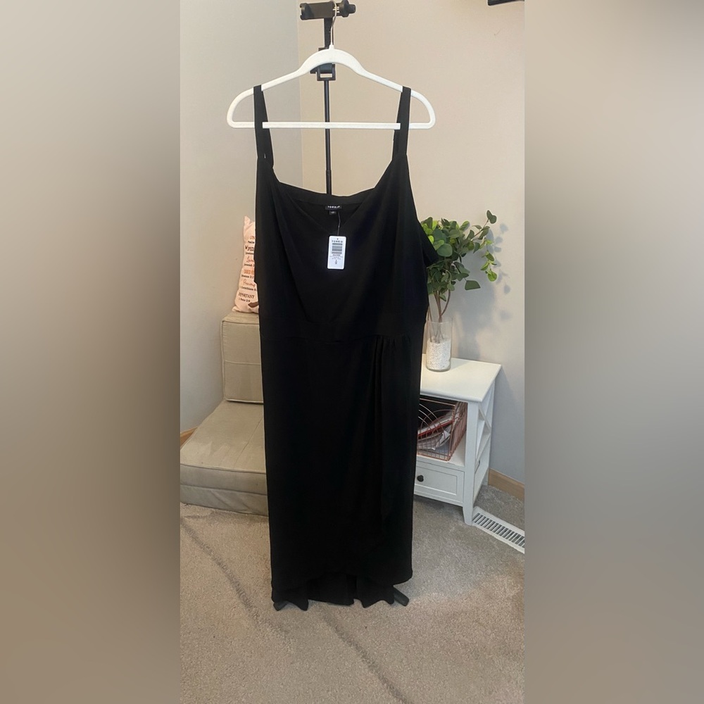 Size 6X Torrid Midi Studio Knit Wrap Dress